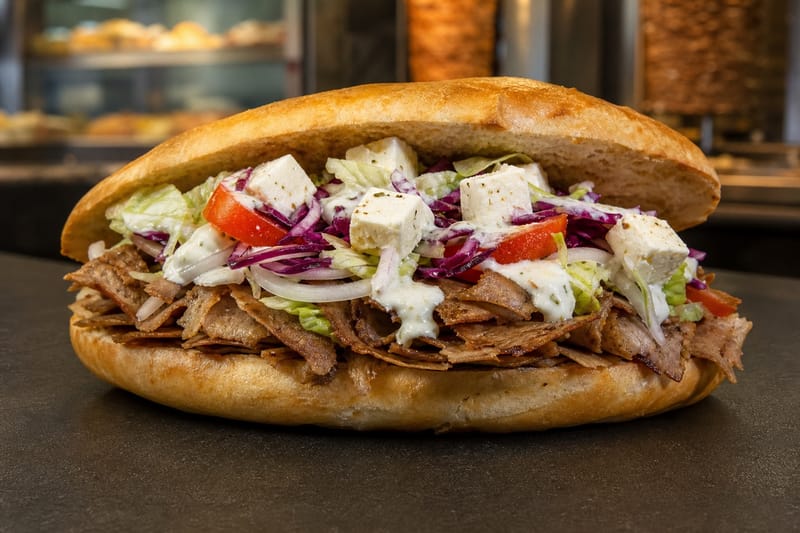 Döner Kebap mit Feta