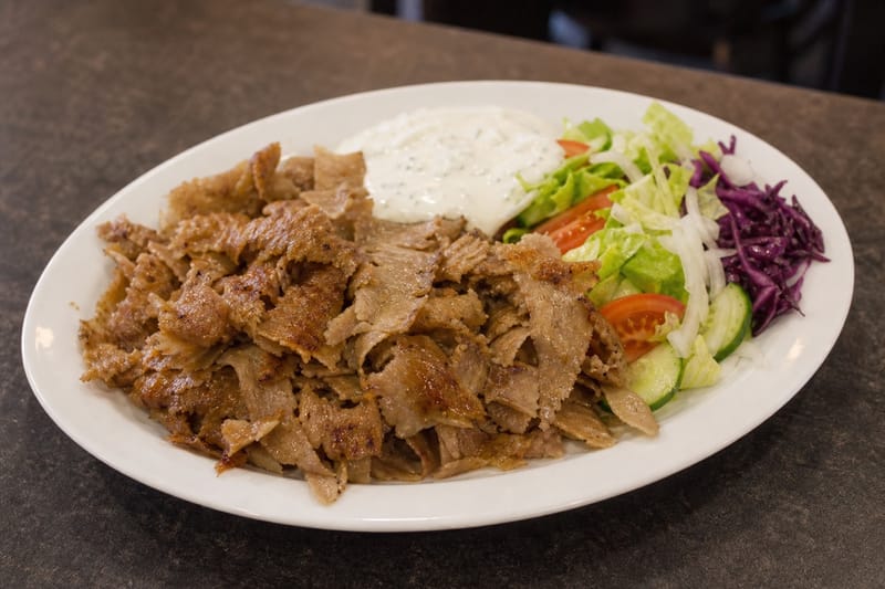 Dönerteller mit Fleisch